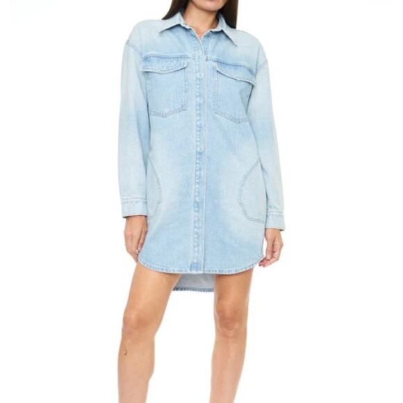 pistola Dresses & Skirts - Pistola Women Rumor Denim Shirt Dress in Channel Wash
